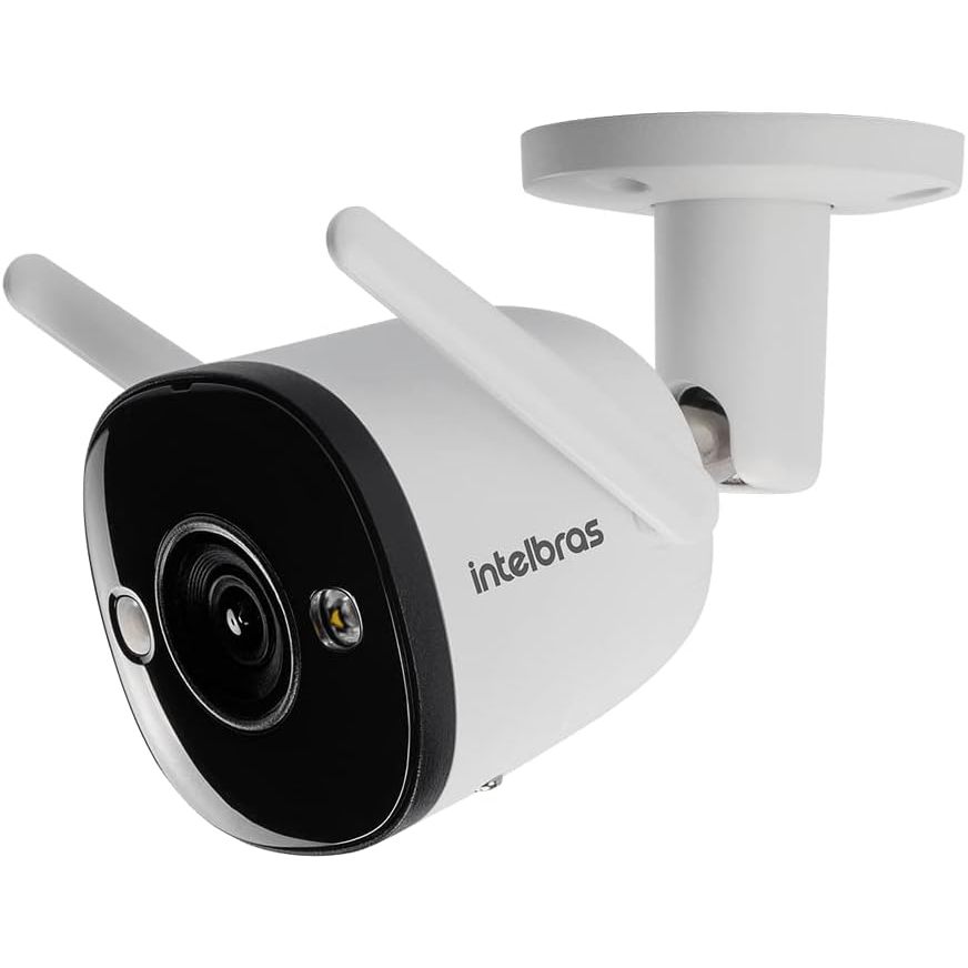 Câmera de Vídeo Externa Compatível com Alexa Wi-Fi Full HD iM5+ Full Color Intelbras