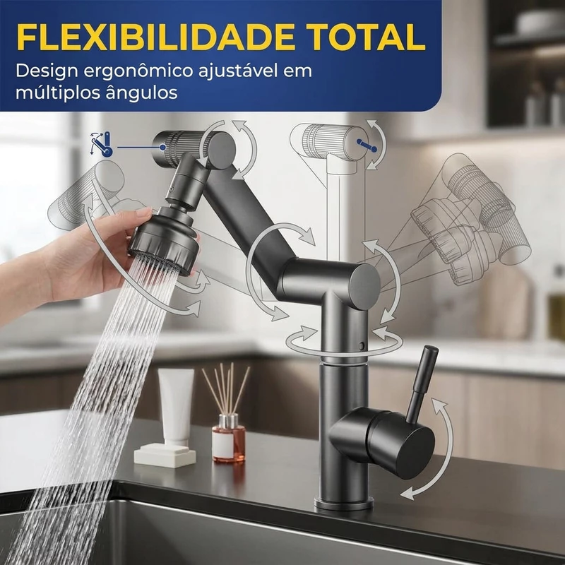 Torneira Giratória: 74% OFF! 💧