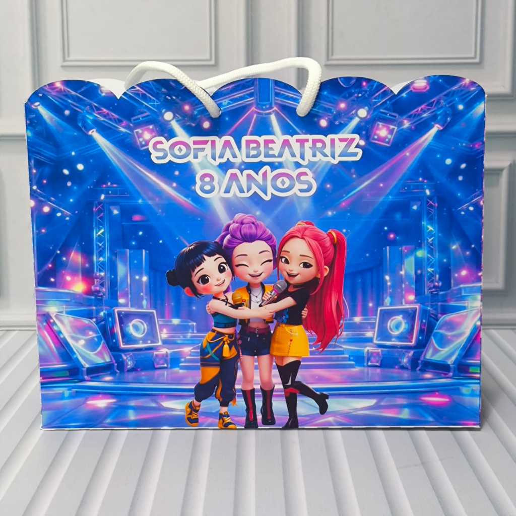 Sacolas Personalizada Guerreiras Do K Pop | Lembrancinha Personalizada | Sacolinha Personalizada