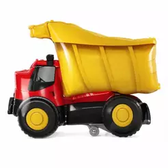 Kit 5 Balões Metalizado Caminhão Caçamba Gigante 80CM Festa Decoração Aniversário