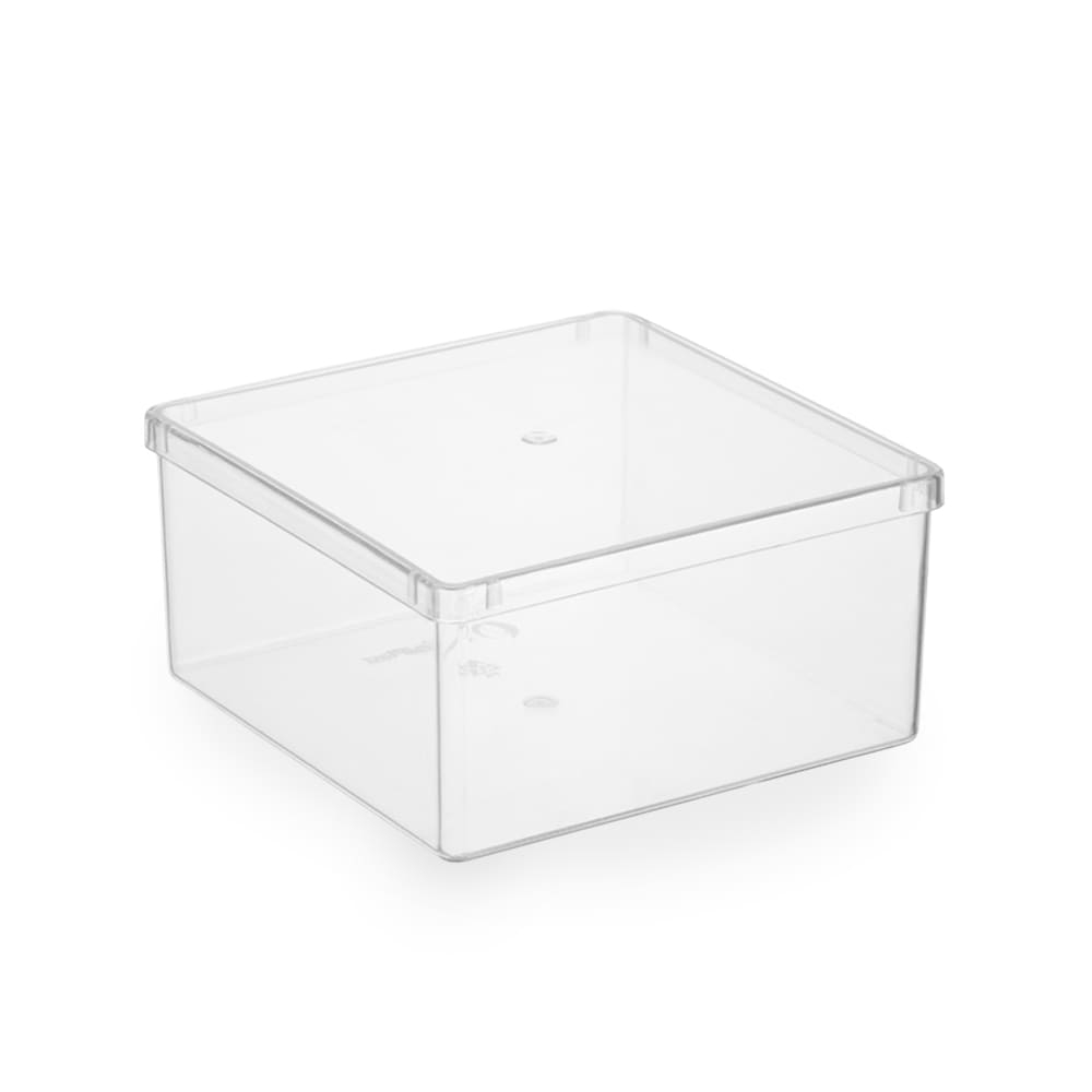 6 Caixa Cristal 12x12 Para Doces e Lembrancinhas
