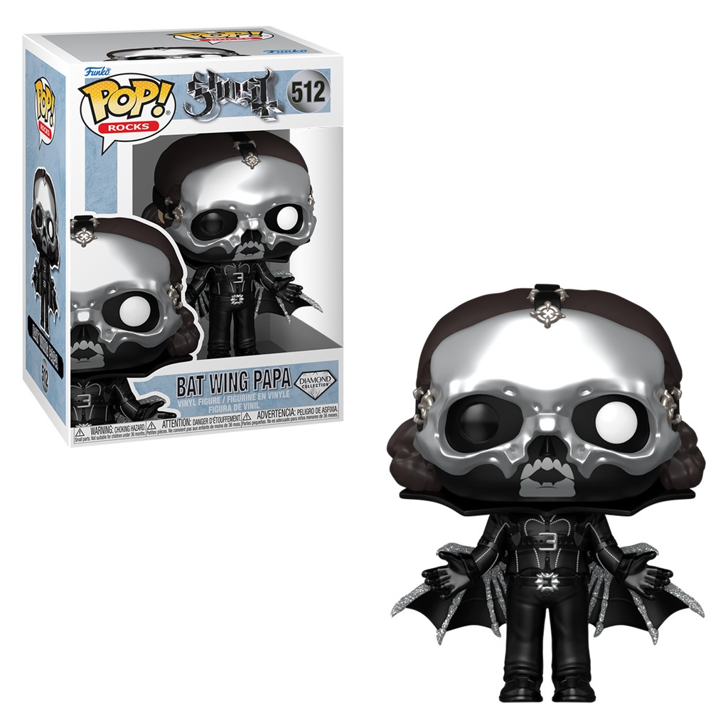 FUNKO POP ROCKS GHOST - BAT WING PAPA (DIAMOND COLLECTION) 512 NOVO ORIGINAL