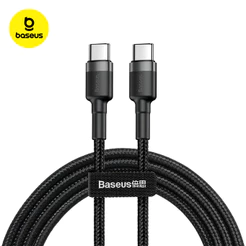 Cabo Turbo USB-C Tipo-C x USB-C Tipo-C Baseus Cafule 60w 1m iPhone 15 /16/17 e Android