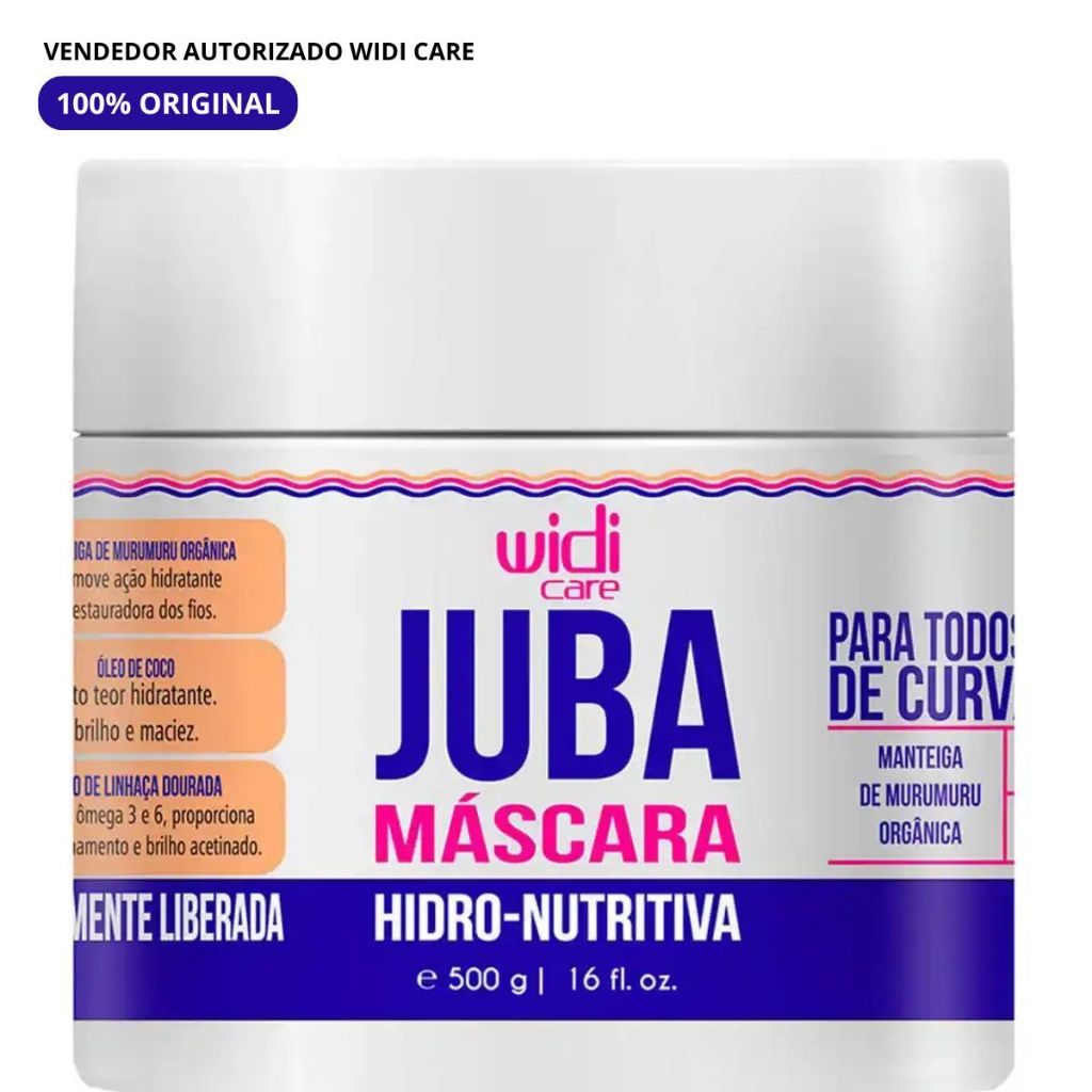 Widi Care Juba Mascara Hidro-nutritiva 500g