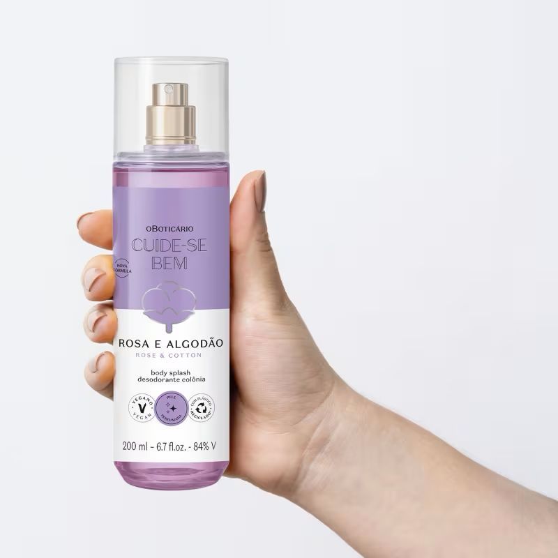 Rosa e Algodão: Uma Fragrância Suave, Confortável e Encantadora