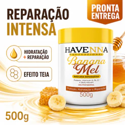 Mascara de Hidratação Banana com Mel 500g