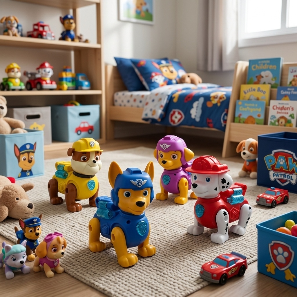 Brinquedo Cachorro Patrulha Canina Pilha Robô Interativo Infantil Luzes Sons Anda Movimento