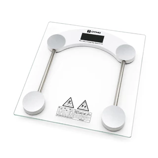 Balança Digital Vidro Eletrônica 180kg Visor LCD Cristal Líquido