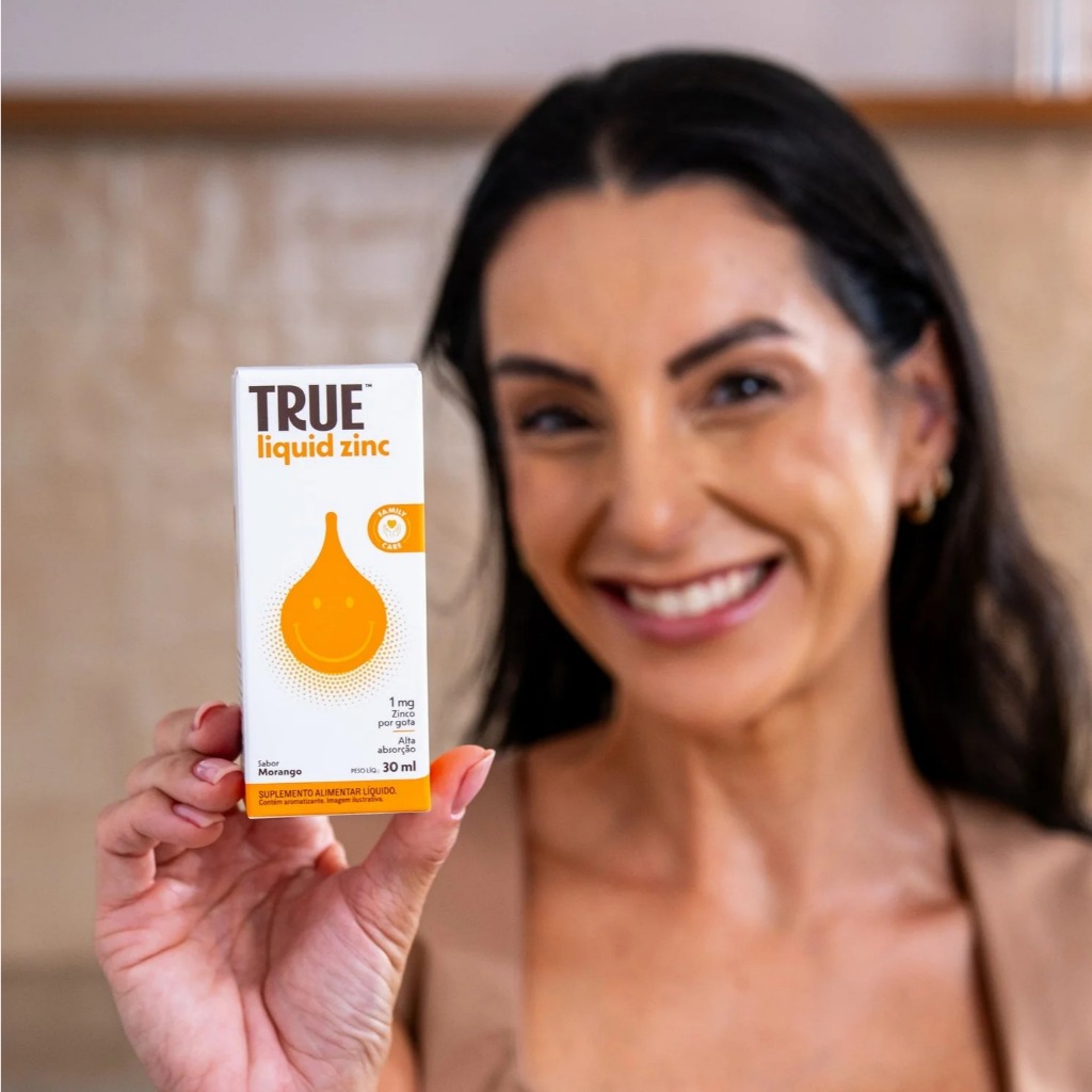 Bisglicinato De Zinco Em Gotas Zinc Liquido 30ml True Source Family Care · foto 2