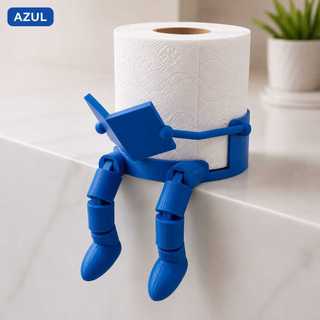 Porta papel higiênico impresso em 3D, Suporte para papel higiênico 3D, decoração de banheiro em 3D, presente criativo 3D