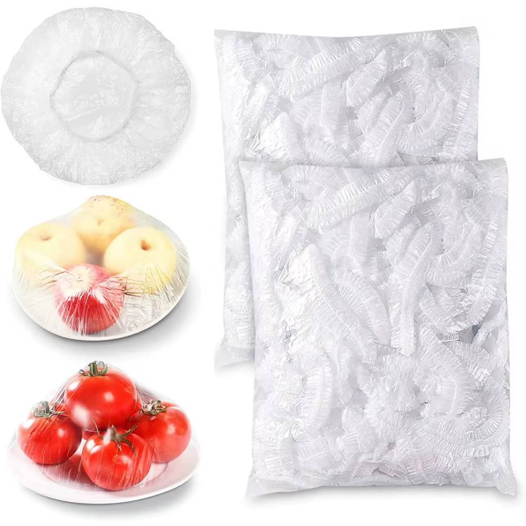 Novo Kit Com 100 até 400 Tampas De Plástico descartável para alimentos