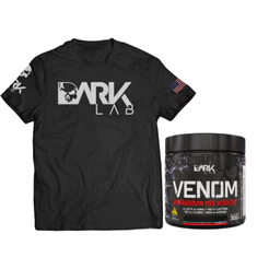 Kit Pré Treino Venom 300g Pre Workout + Camiseta Caveira Dry-Fit 2.0