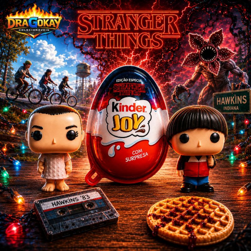 Stranger Things Kinder Joy (Selecione o seu)