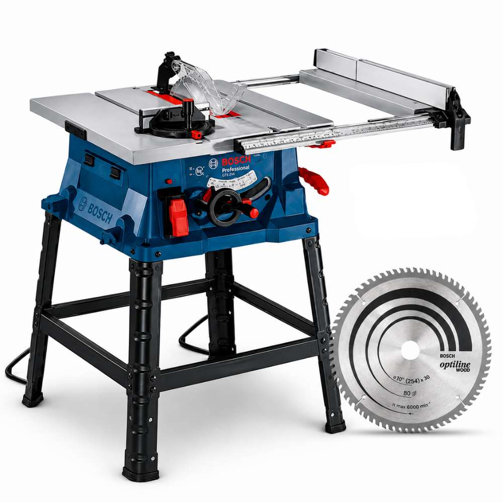 Serra de Bancada GTS 254 Bosch Circular 10" 1800W com 1 Disco