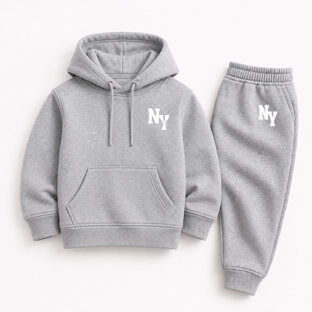 Conjunto Infantil Moletom Calça Ny Premium Confortavel Quentinho