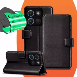 Capa Capinha Carteira Flip + Película Para Motorola G15