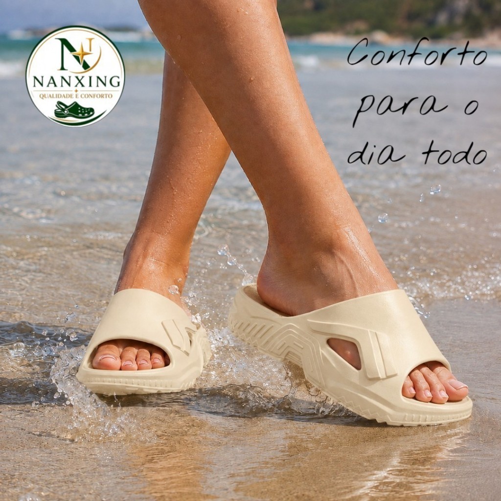 Chinelo EVA Unissex BR 40-45 — Leve, Resistente, Confortável & Antiderrapante