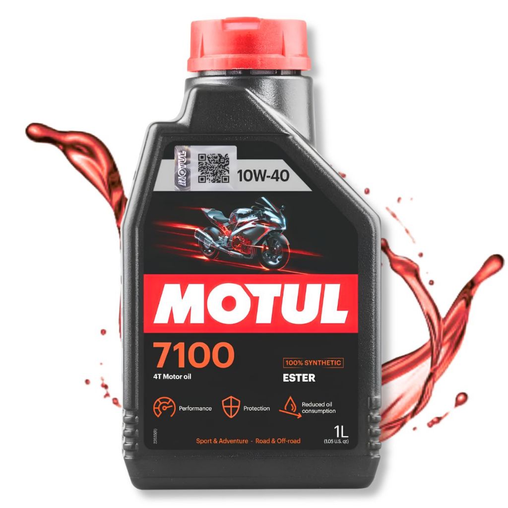 Óleo Motul 7100 10w40 Para Motor 4 Tempos 100% Sintético 1 Litro