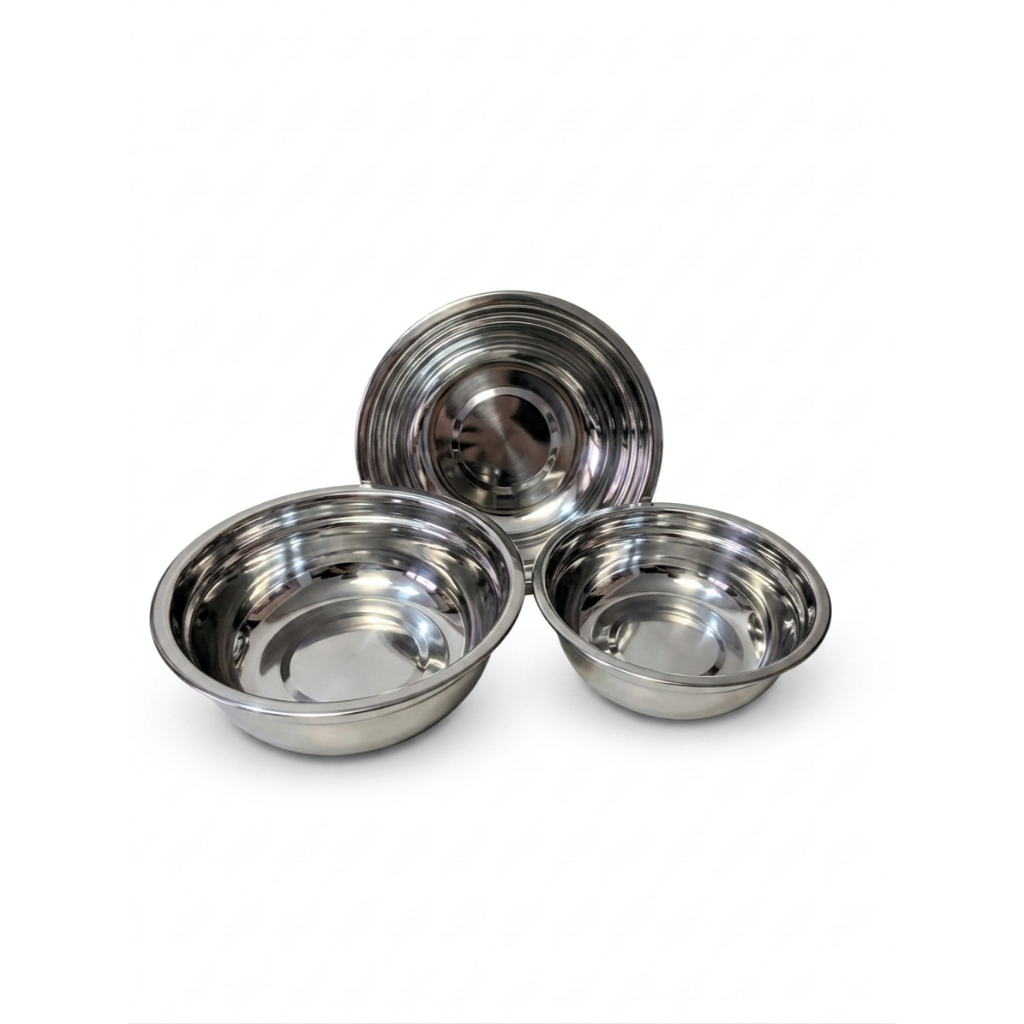 Comedouro Pet Inox Tigela Aço Inoxidável Resistente Ração Água Cachorro Gato