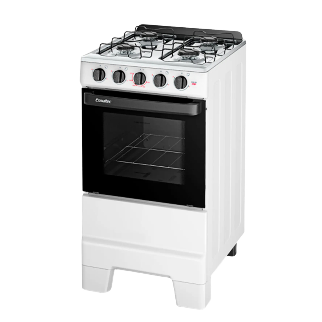 FOGÃO ESMALTEC IDEAL POP 4 BOCAS ACENDIMENTO MANUAL BRANCO