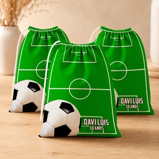Kit 30 Futebol Varias opções  Lembrancinha Personalizada para Festa Infantil Aniversário e Eventos (15x20)