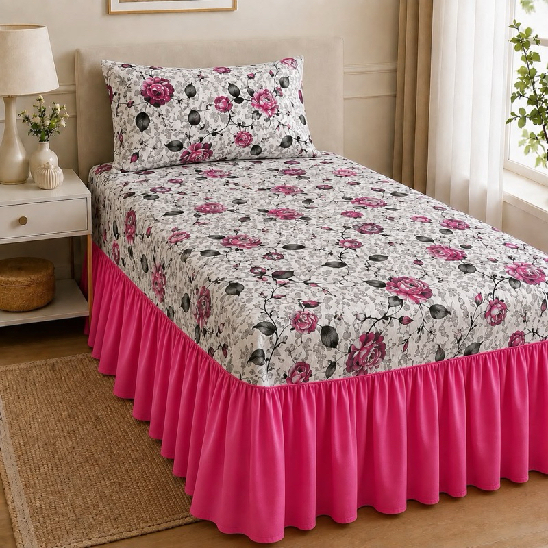 JOGO DE CAMA COBRE LEITO COLCHA PARA CAMA DE SOLTEIRO OXFORD COM FRONHA