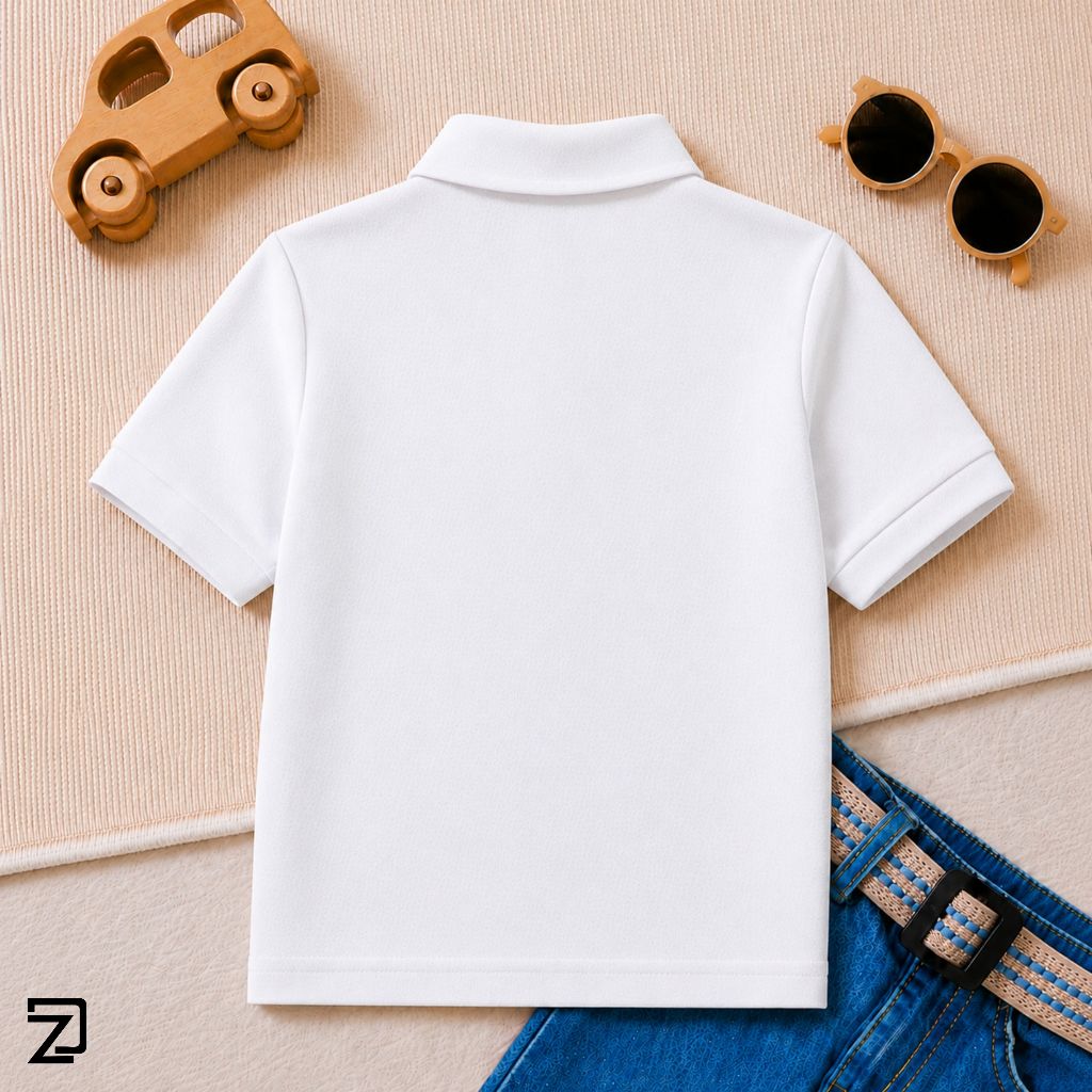 KIT 5 Camisa Polo Básica Infantil Manga Curta · foto 2