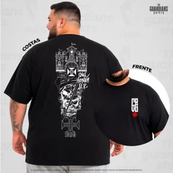 Camisa Plus Size Vasco Almirante São Janúario CRVG Gigante Da Colina 100% Algodão