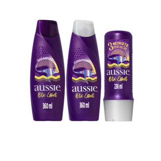 Kit Aussie Btx Effect Shampoo 360ml + Condicionador 360ml + 3 Minutos Milagrosos 236ml