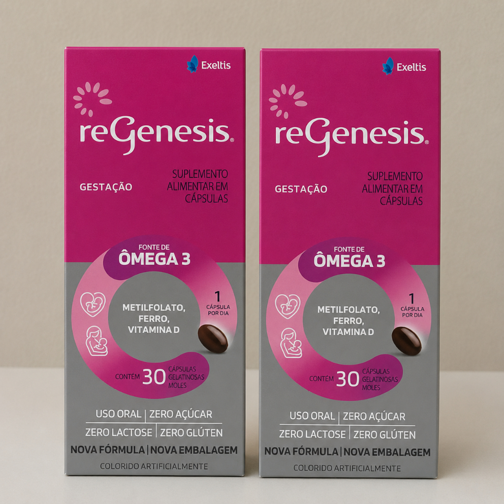 KIT 2 CAIXAS Regenesis ômega 3,  30 cápsulas.