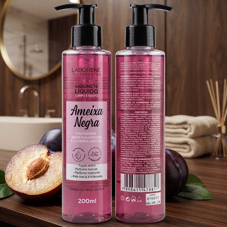 SABONETE LÍQUIDO CORPO & ROSTO - Laborene 200ml