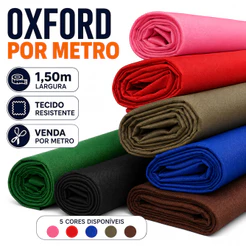 Tecido Oxford Liso Vendido por Metro – Largura 1,50 m – Para Toalhas, Festas e Artesanato