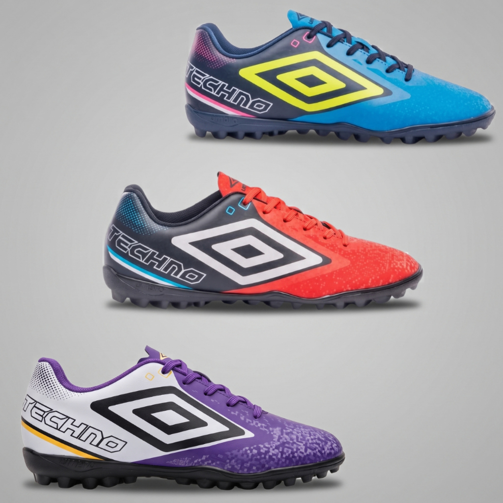 Chuteira Grama Sintética Society Umbro Masculino Techno II com Garantia e Nota F