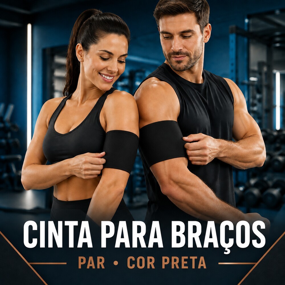 Cinta Redutora Medidas Braços Flacidez Exercício