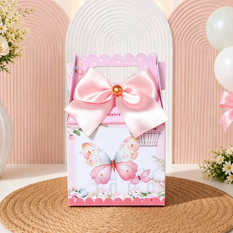 CAIXA MALETINHA Jardim das Borboletas joy | Caixinhas Personalizadas | Lembrancinhas Festa Infantil