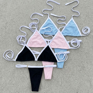 Biquíni Cortininha Ajustável FORRO DUPLO - Moda Praia brasil