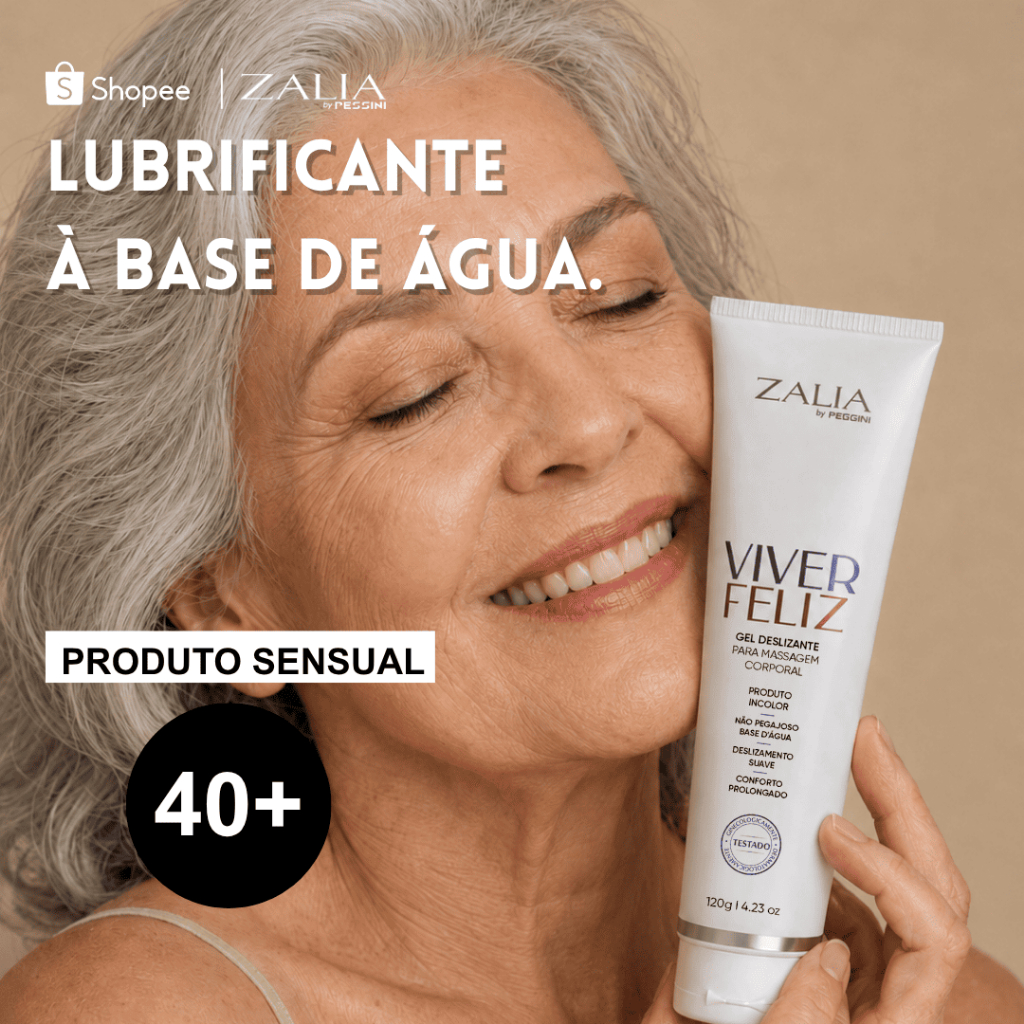 Gel Íntimo Feminino 120g Base de Água Menopausa Ressecamento Compatível Preservativos
