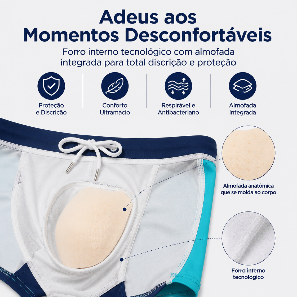 Z&D Lingeries Sungas Masculinas Boxers Confortável Bolso Traseiro Esportes 25165 · foto 2