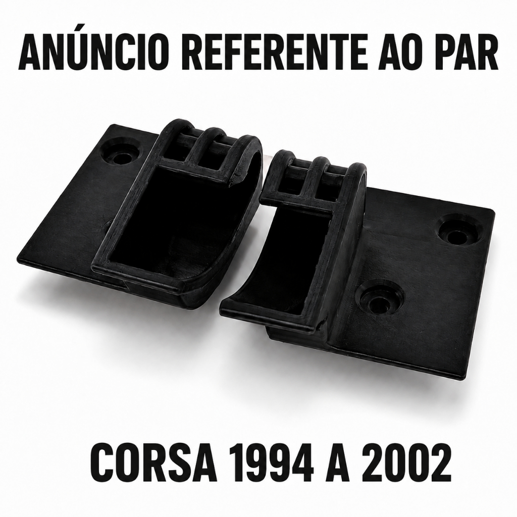 Par 2 Grampo Suporte Tampão Porta Malas Corsa 1994 A 2002