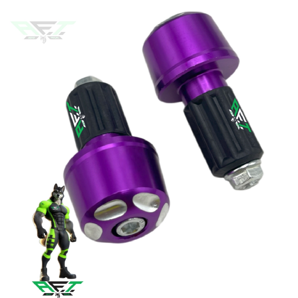 Peso De Guidão Moto Universal Alumínio P/Guidão Oco Colorido · foto 2