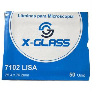 Lâminas Microscopia 26x76 Mm Lisa Microscópio Kits 50 100 150 Laboratório e Analises Clinicas