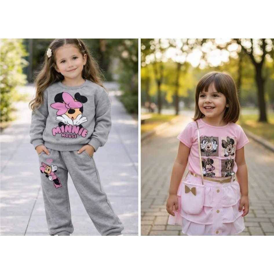 ✨ **KIT PROMOCIONAL INFANTIL – LEVE 2 LOOKS COMPLETOS POR R$ 89,00** 👕💖  Menina | Tamanhos 2 ao 8 anos