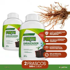 Kit 2 Forth Enraizador 500ml - Favorece A Formação De Raízes