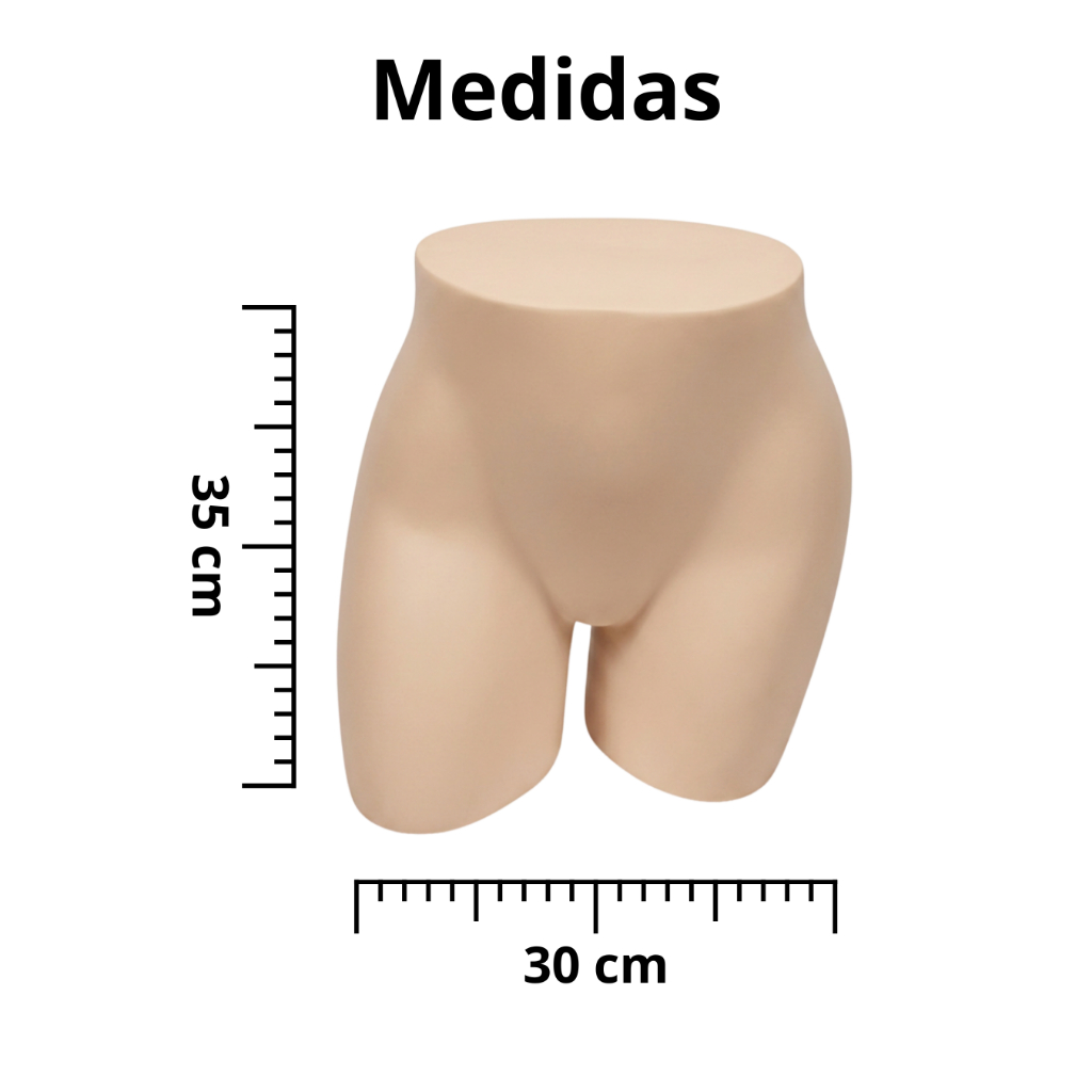 Expositor de Calcinha Feminina em Plástico <Preto<Branco<Bege< — imagem 2 de 2