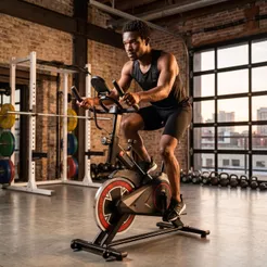 Bicicleta Ergométrica Spinning Profissional Alta Resistência Silenciosa Ajustes Personalizáveis
