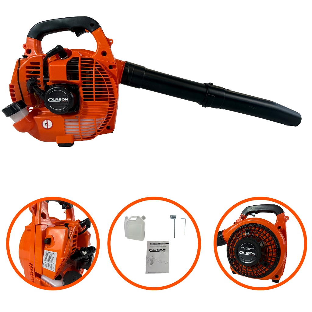 Soprador de Folhas a Gasolina Lateral Muito Forte Leve Portátil Potente 2T 26cc 