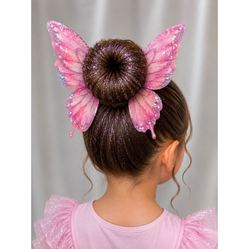 Xuxinha com asas borboleta - cabelo maluco de borboleta - várias cores