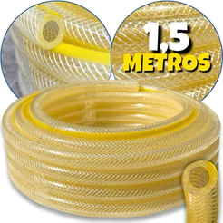 Mangueira de gás Multiuso Universal 1,5m á 6m 3/8" Parede de 3/8x 3mm Trançada resistente