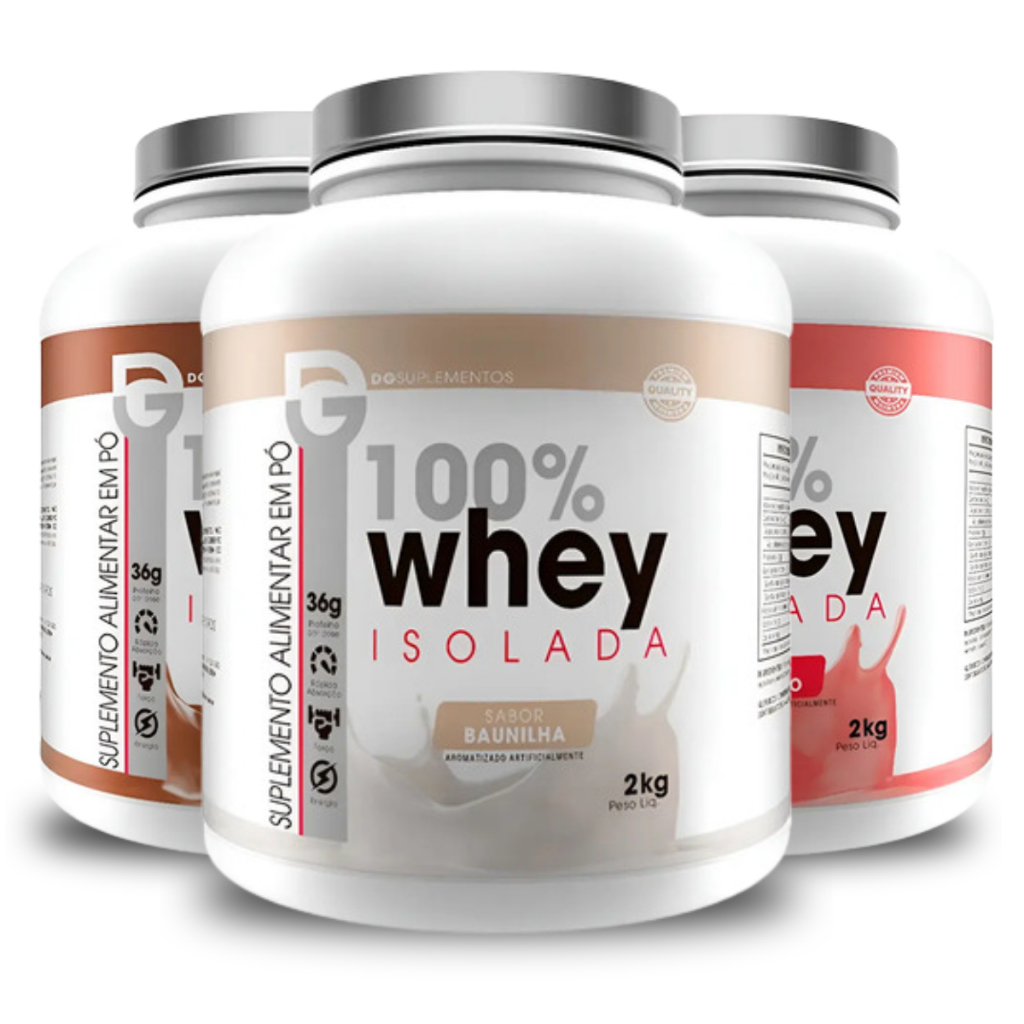Whey Protein 100% Isolada 2kg - DG Labs (Proteínas Isoladas)