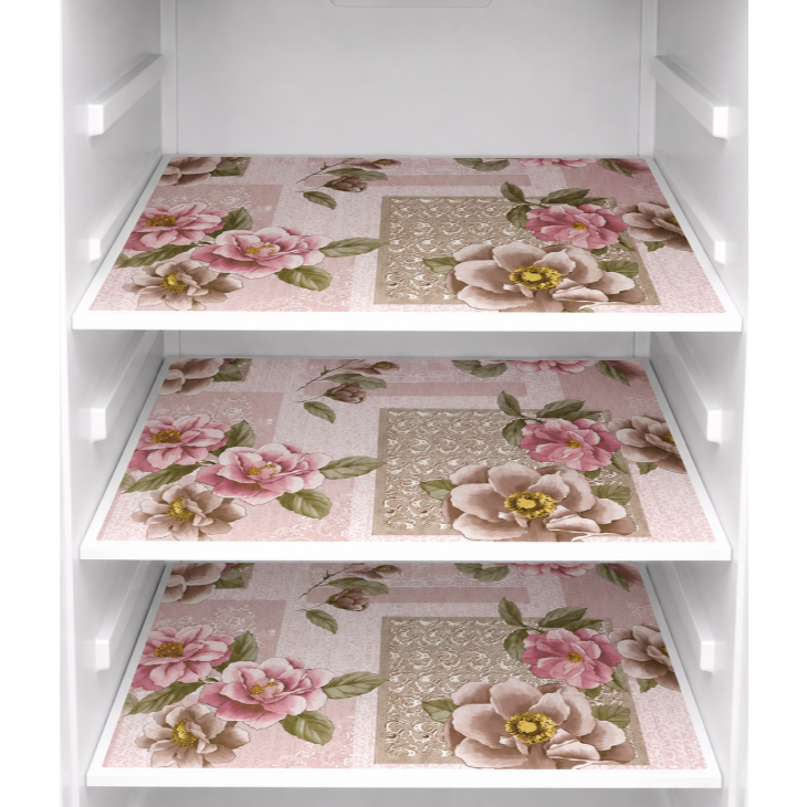 Kit Toalha de Geladeira com 3 PVC Lavável - 46x32cm